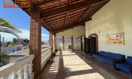 400 metros da praia sobrado 2 quartos com varanda, 217 m² por R$ 377.000 - Agenor de Campos - Mongaguá/SP