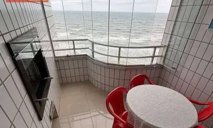 Em frente ao mar! apartamento 3 quartos, 97 m² por r$ 449.000 - vila atlântica - mongaguá/sp