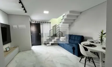 Oportunidade única: Sobrado em condomínio na Praia do Sonho, Itanhaém-SP, 2 quartos, 2 suítes, 1 vaga, 89,29m²