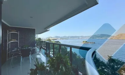 Luxuoso apartamento à venda em boa viagem, niterói-rj: 4 quartos, 4 suítes, 1 sala, 5 banheiros, 3 vagas, 321m².