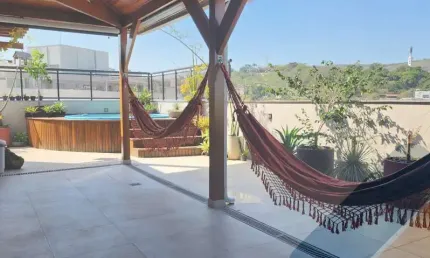 Cobertura de luxo à venda em santa rosa, niterói-rj: 4 quartos, 2 suítes, 2 salas, 4 banheiros, 3 vagas, 230m².