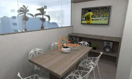 Apartamento Triplex com 2 dormitórios à venda, 80 m² por R$ 402.000,00 - Santo André - Santo André/SP