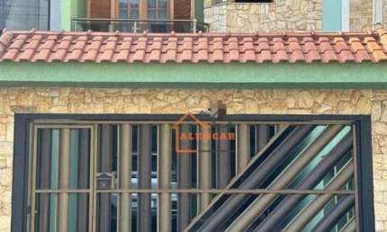 Sobrado com 3 dormitórios à venda, 195 m² por R$ 1.250.000,00 - Vila Camilópolis - Santo André/SP