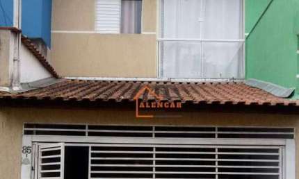 Sobrado com 3 dormitórios à venda, 93 m² por R$ 455.000,00 - Santo André - Santo André/SP