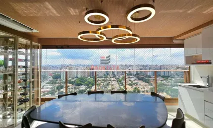Apartamento mobiliado à venda com 147m², 3 suítes, lazer, 2 vagas no Campo Belo.