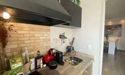 Apartamento 2 dormitórios, 1 suite, cozinha americana, varanda gourmet, , 2 vagas  em condomínio co