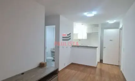 APARTAMENTO COM 2 DORMITÓRIOS, 2 BANHEIROS, SALA COM VARANDA E COZINHA AMERICANA COM ÁREA DE SERVIÇ