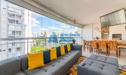Magnífico apartamento no bairro Vila Romana, São Paulo-SP