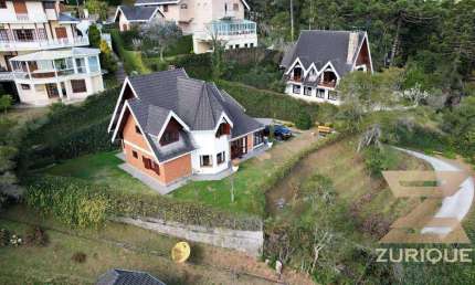 Casa com 4 dormitórios à venda, 204 m² por R$ 2.600.000,00 - Capivari – Condomínio Jardim Véu da Noiva - Campos do Jordão/SP