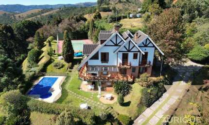 Casa com 5 dormitórios à venda, 800 m² por R$ 8.000.000,00 - Horto Florestal - Campos do Jordão/SP