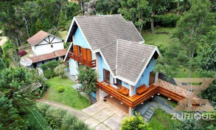 Casa com 4 dormitórios à venda, 214 m² por R$ 1.290.000,00 - Recanto Araucária - Campos do Jordão/SP