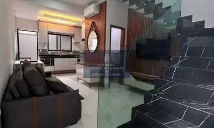 Casa em condomínio à venda no maracanã - praia grande - sp: