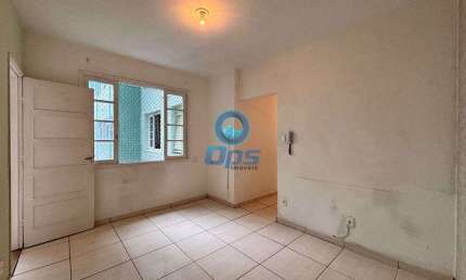 Apartamento com 1 quarto, José Menino, Santos - R$ 350 mil, Cod: 6057