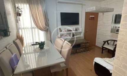 Apartamento com 2 dormitórios, semi-mobiliado de 44m2 em forquilhas codigo: 67642