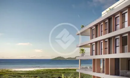 Apartamento 2 dorm vista mar (pé na areia) codigo: 120341