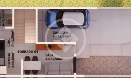 Casa com 2 quartos à venda na Rua José Ângelo Kirchner, -, Sertão do Maruim, São José
