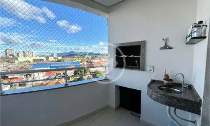 Apartamento semi mobiliado à venda – bairro roçado, são josé/sc – r$ 450.000 codigo: 135916