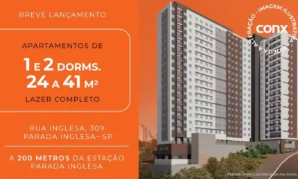Apartamento com 2 quartos à venda na Rua Inglesa, 309, Parada Inglesa, São Paulo