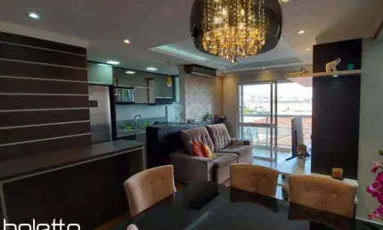 vende apartamento mobiliado, 2 dormitórios, 1 suíte, infra completa, portaria 24