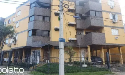 Boletto Imóveis vende apartamento semi- mobiliado,1 dormitório com ar split, coz