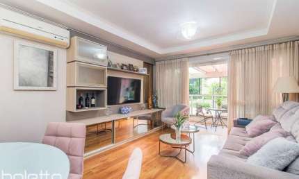 Apartamento Garden com 107m² e 3 dormitórios, 1 suíte, 2 vagas