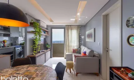Apartamento de 1 dormitório mobiliado no pornto mais alto do Petrópolis,