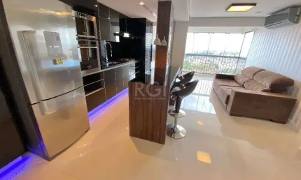 Boletto Imóveis aluga excelente apartamento mobiliado e equipado em Alto Padrão