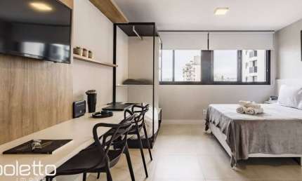Boletto Imóveis Aluga Studio Completamente mobiliado e equipado, localizado no G