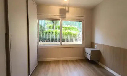 Apartamento de 1 dormitório térreo semi mobiliado  bairro petrópolis