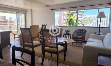 Boa Viagem, Mobiliado,  136m² | 03 Quartos, 01 Suíte, 02 Vgas Garagem, quarto de Serviços | para lo