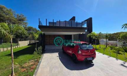 Casa em Lagoa Santa, com 4 dormitórios à venda, 417 m² por R$ 3.990.000 - Condomínio Victória Golf Residence - Lagoa Santa/MG