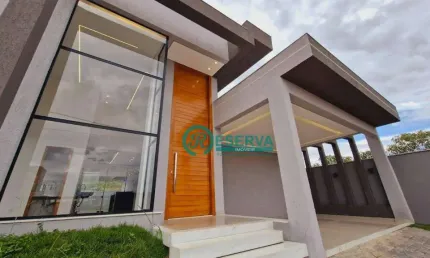 Casa 03 quartos sendo um suíte com piscina - Casa com 3 dormitórios à venda por R$ 1.390.000 - Jardins Village - Lagoa Santa/MG