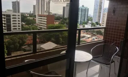 Apartamento com 3 quartos (1 suite), dependência, 129 m² ,casa forte - recife/pe