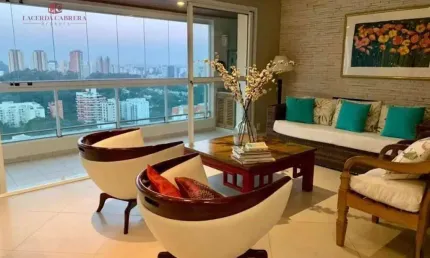Apartamento  à venda na Vila Andrade-Morumbi, 03 Suites, lareira, elevador com Hall privativo, 03 vagas, amplo depósito - AP3820.