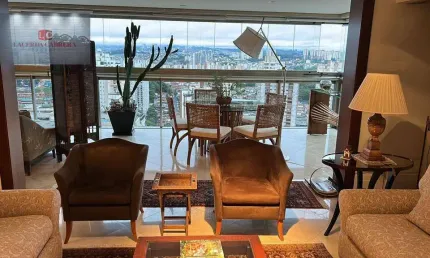 Apartamento à venda na vila andrade-morumbi, 3 suites e 4 vagas cobertas com depósito.
