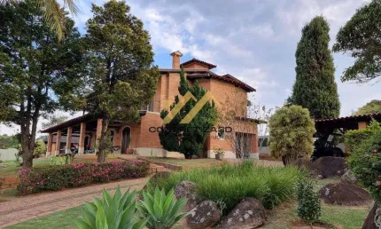 Chácara à venda em indaiatuba, colinas do mosteiro de itaici, com 4 quartos, com 10000 m²