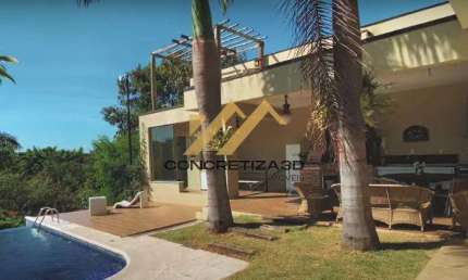 Sobrado à venda em Indaiatuba, Altos da Bela Vista, com 4 suítes, com 390 m², Condomínio Amstalden