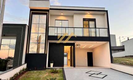 Sobrado à venda em Indaiatuba, Loteamento Park Gran Reserve, com 3 suítes, com 195 m²
