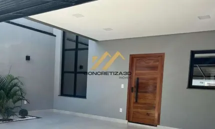 Casa à venda em Indaiatuba, Jardim Monte Carlo, com 3 quartos, com 112 m²