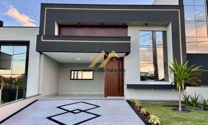 Casa à venda em Indaiatuba, Loteamento Park Gran Reserve, com 3 suítes, com 135 m²