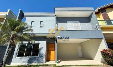Sobrado à venda em Indaiatuba, Jardim Residencial Dona Lucilla, com 4 suítes, com 256.2 m²