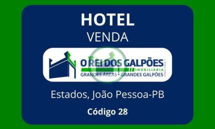 Hotel, Motel, Pousada, João Pessoa, 54 suítes, Faturamento Mensal: R$230.000,00