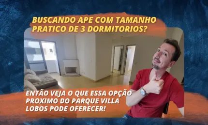 Apartamento com 3 Dormitórios – Conforto e Vista Panorâmica Próxima ao Parque Villa Lobos