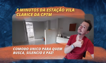 Comodo unico - 5 minutos a pé da CPTM da Vila Clarice