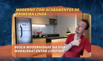 Apartamento de 2 dormitorios - Proximo ao metro vila madalena - Para quem valoriza design, conforto e estilo de vida urbano, este apartamento é a escolha perfeita