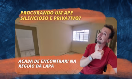 Apartamento de 2 dormitorios, silencioso e privativo para aluguel na Lapa-SP