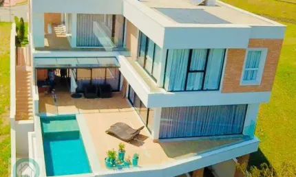Casa mobiliada com 4 dormitórios, 604 m² - venda por r$ 5.990.000 ou aluguel por r$ 28.000/mês - alphaville - santana de parnaíba/sp