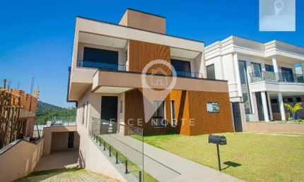 Casa em alphaville, nova, c/ fundos p/ mata, totalmente s/ vizinhos! 4 suítes!