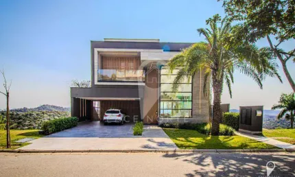 Mansão mobiliada à venda, 541 m² por r$ 16.500.000 - gênesis 2 - sp