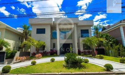 Casa nova mobiliada com 5 dormitórios à venda, 750 m² por r$ 16.000.000 - alphaville -sp